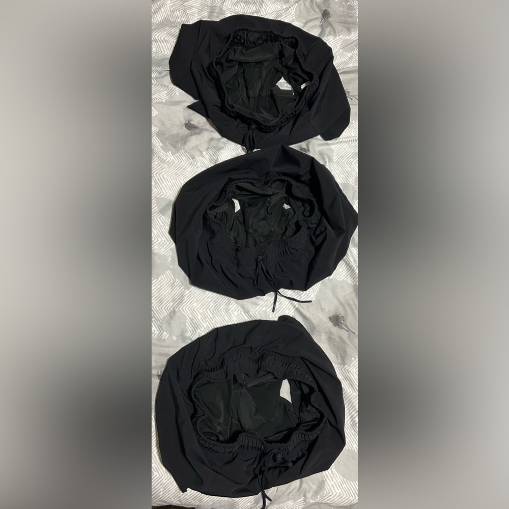 🔥Like new Avia Black sport shorts with spandex liner &pockets-size L 12-14 - Picture 12 of 16